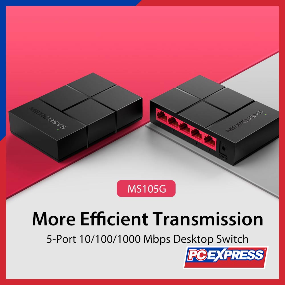 MERCUSYS MS105G 5-Port Gigabit Desktop Switch - PC Express