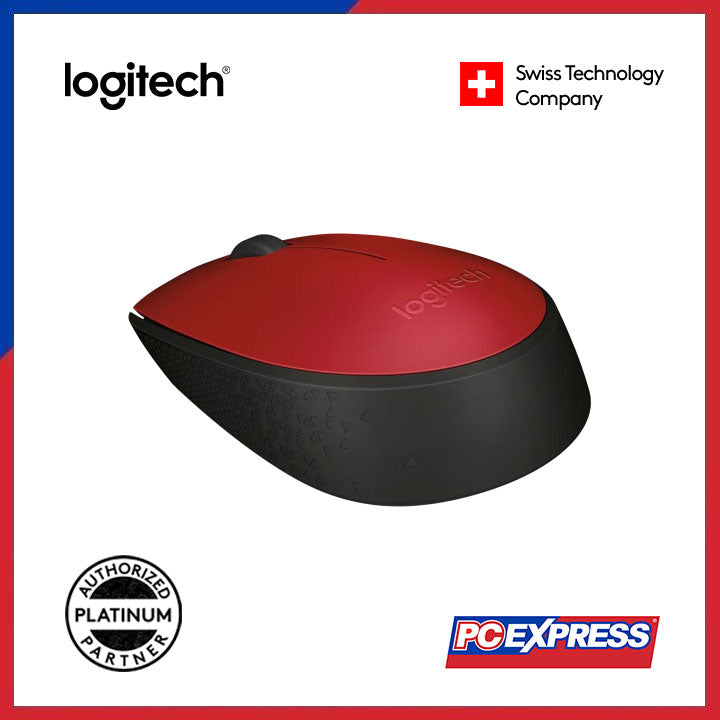 LOGITECH M171 Wireless Mouse (Red) - PC Express