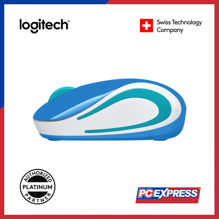 LOGITECH M187 MINI Wireless Mouse (Blue) - PC Express