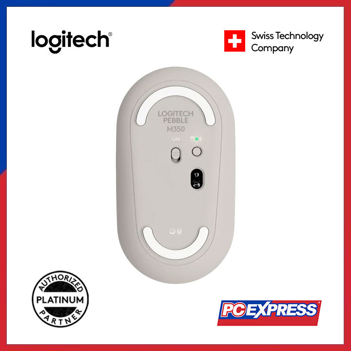 LOGITECH M350 PEBBLE Wireless Mouse (Sand) - PC Express