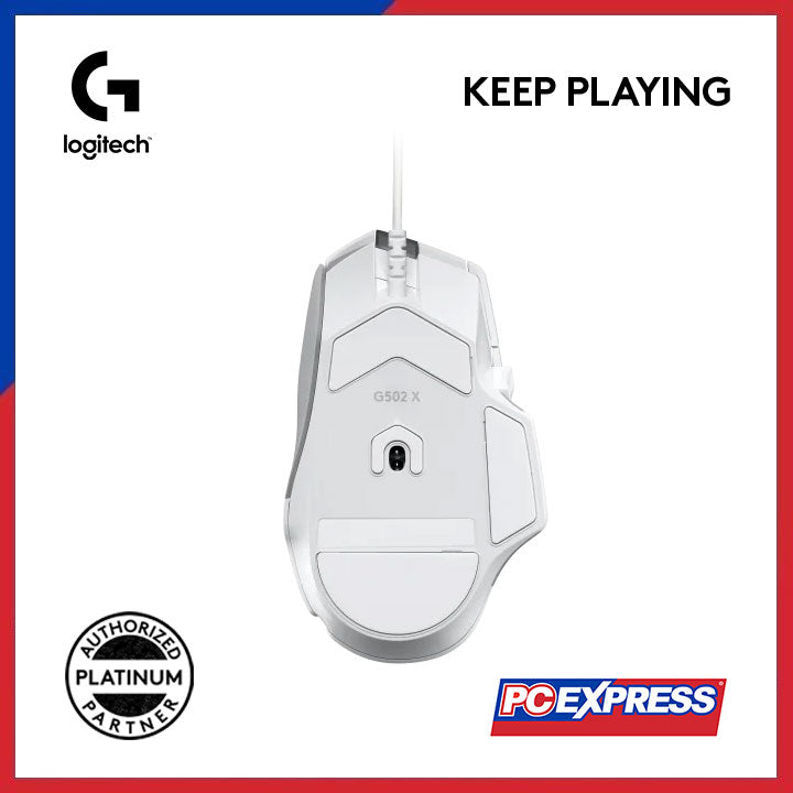 LOGITECH G502 X Gaming Mouse (White) - PC Express