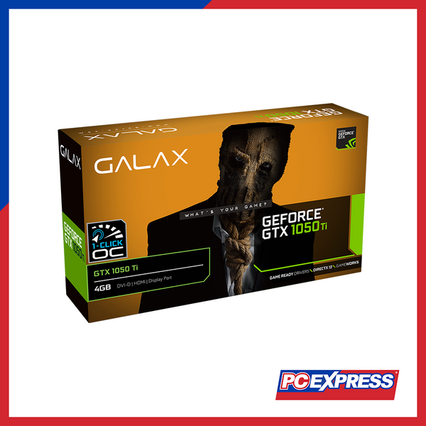 GALAX GeForce® GTX 1050 Ti OC 4GB GDDR5 128-bit Graphics Card - PC Express