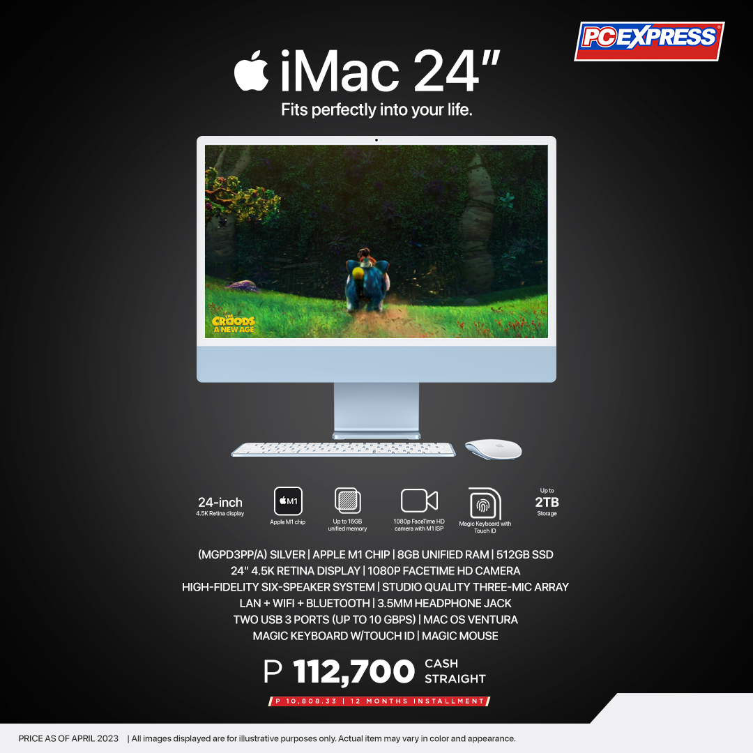 Apple iMac 24" (MGPD3PP/A) Desktop Package (Silver)